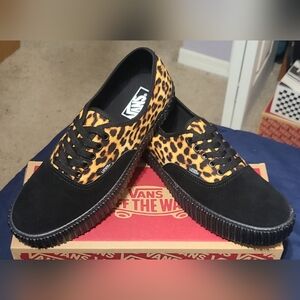 Vans Authentic Creeper "Leopard", New In Box! Mens 10/Womens 11.5